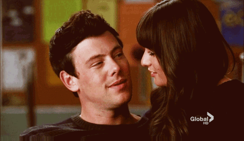 Cheek love kiss Gif