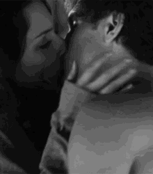 romantic couple kiss gif