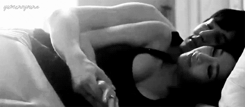 Cuddling couples gif