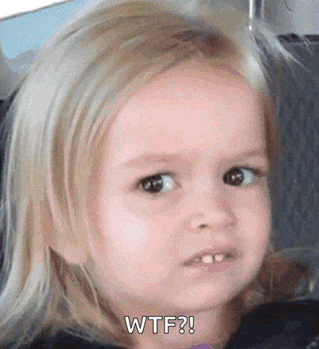 Wtf confused girl Gif